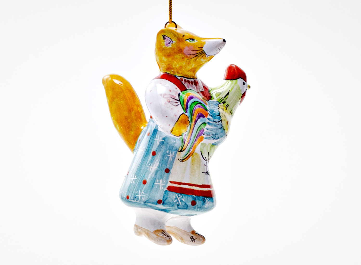Елочная игрушка Лисичка