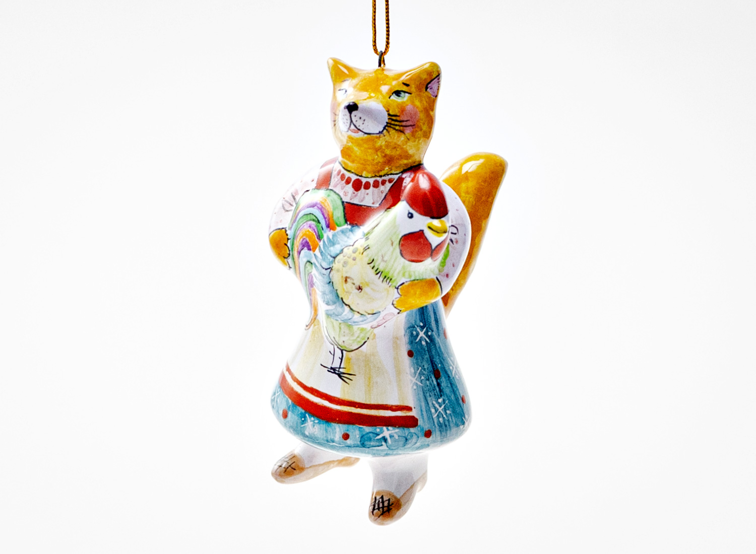 Елочная игрушка Лисичка