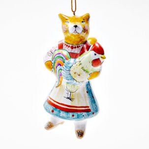 Елочная игрушка Лисичка