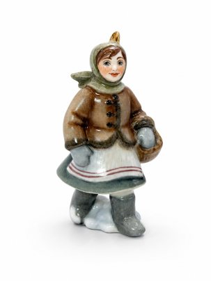 Елочная игрушка Двенадцать месяцев. Падчерица 50 x 100 мм.