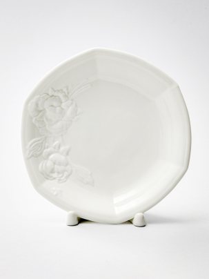 Блюдце чайное Цветочный рельеф Ivory 150 мм.