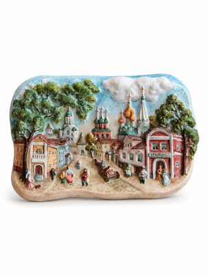 Плакетка настенная Извозчик 190 x 280 мм.