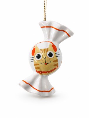 Елочная игрушка Конфета Карамель