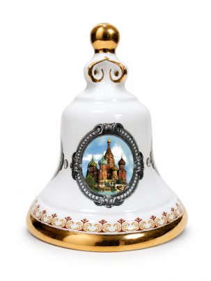 Колокол  интерьерный Храм Василия Блаженного 140 x 160 мм.