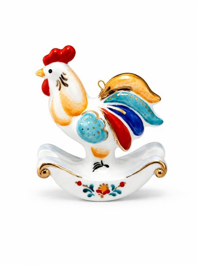 Елочная игрушка Петушок-качалка