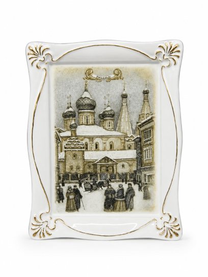 Картина в плоской раме «Ярославль» Майолика. 170 x 200 мм.