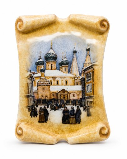 Свиток средний 1 «Гулянья №3» Майолика. 160 x 210 мм.