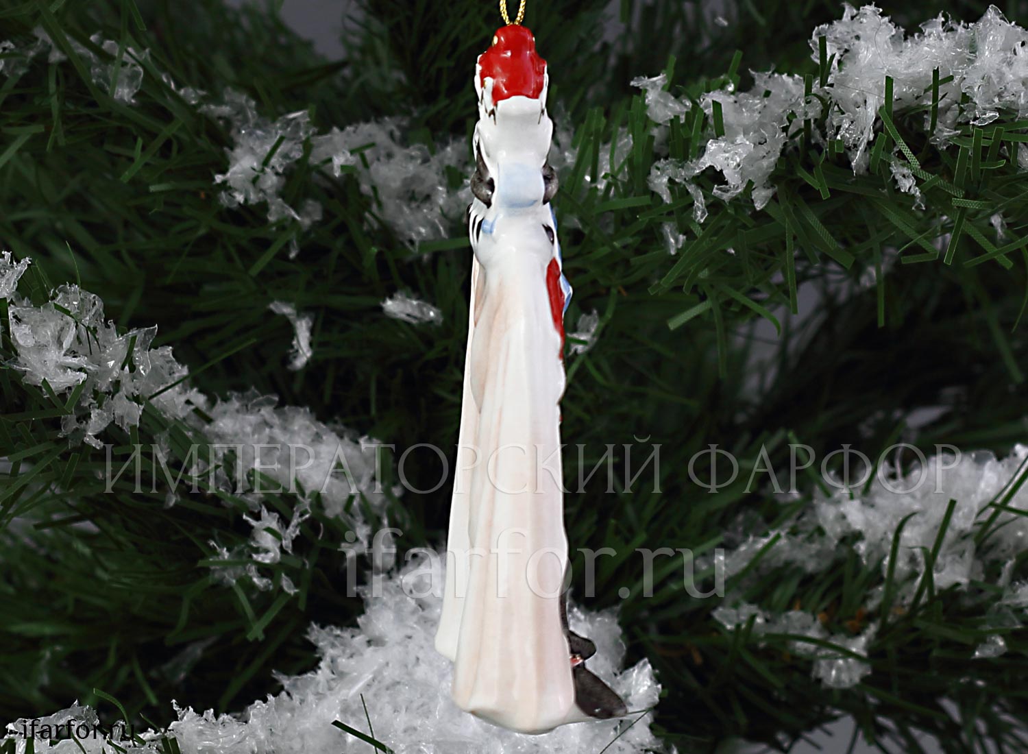 Елочная игрушка «Мышиный король» Форма: Мышиный король. Фарфор. 30 x 60 x 110 мм.