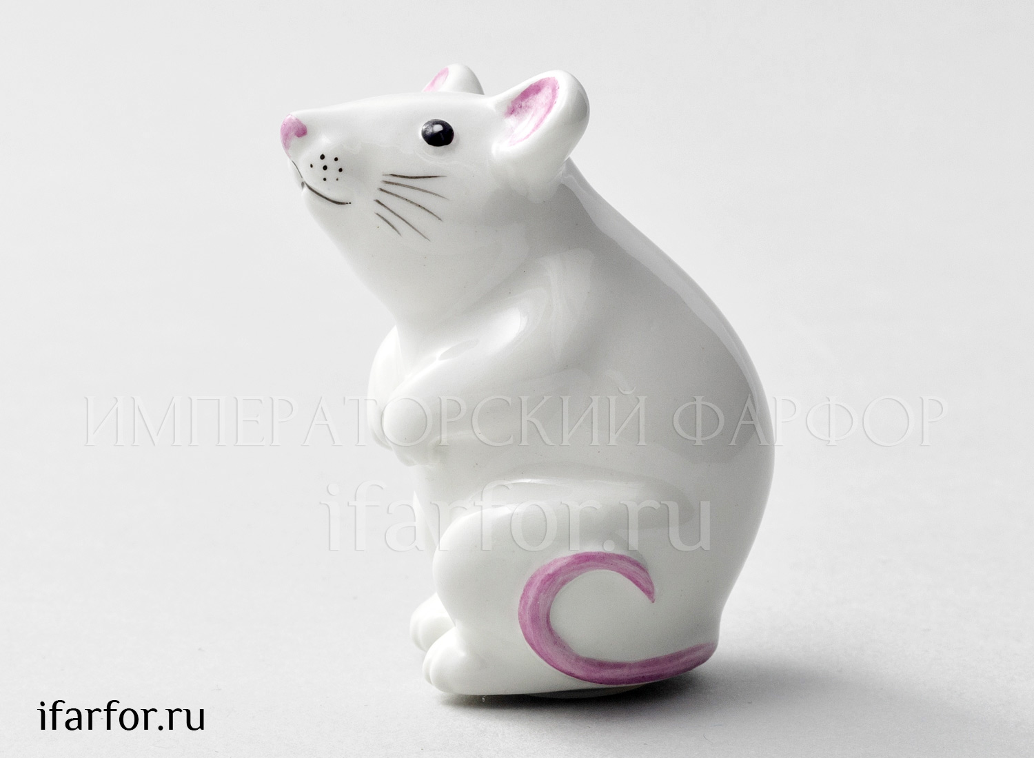Солонка «Мышка» Форма: Мышка. Фарфор. 31 x 66 мм.
