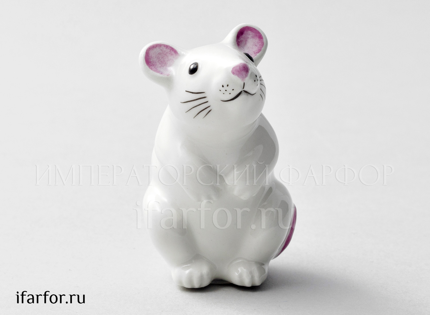 Солонка «Мышка» Форма: Мышка. Фарфор. 31 x 66 мм.