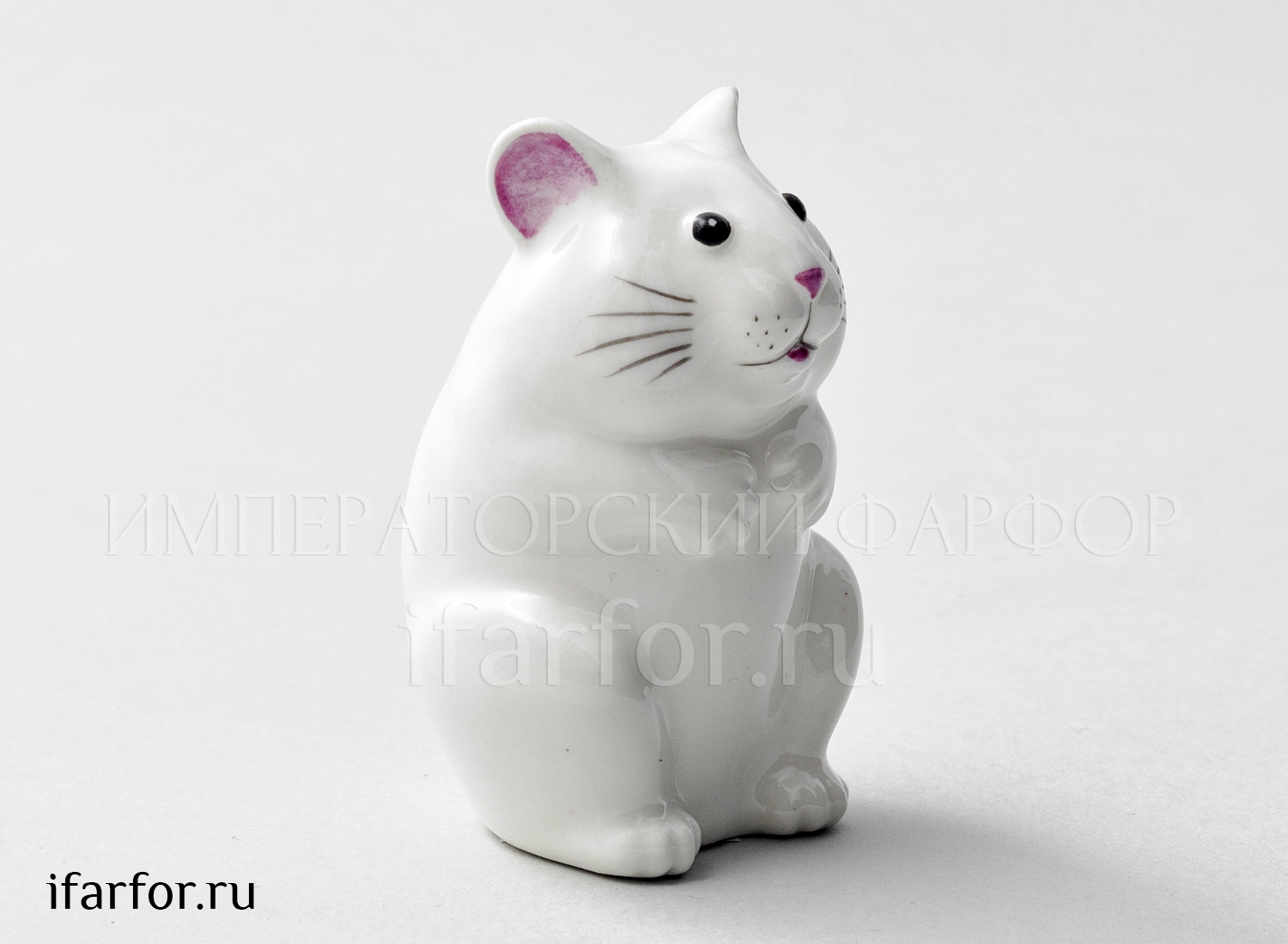 Солонка «Хомяк» Форма: Хомяк. Фарфор. 42 x 66 мм.
