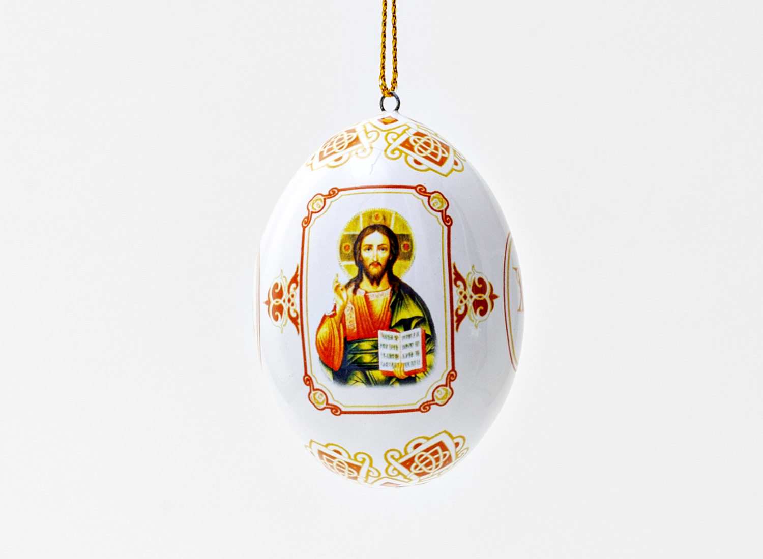 Яйцо пасхальное «С деколью» Форма: Яйцо малое. Майолика. 45 x 60 мм.