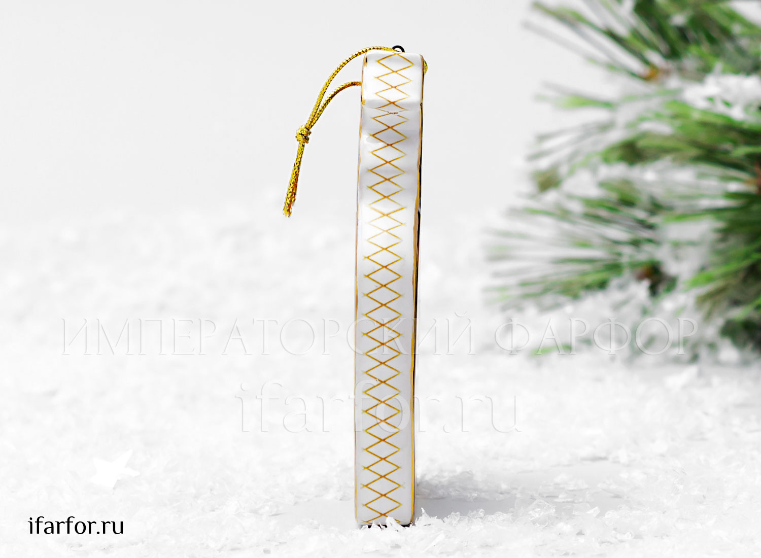 Елочная игрушка «Мышиный король» Форма: Мышиный король. Майолика. 60 x 105 мм.