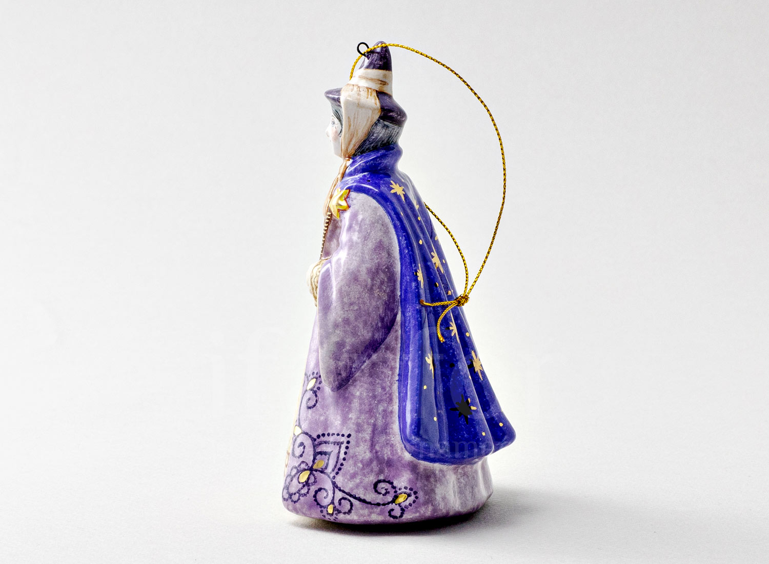 Елочная игрушка «Фея» Форма: Фея. Майолика. 85 x 130 мм.