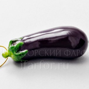 Елочная игрушка Баклажан мини 30 x 80 мм.