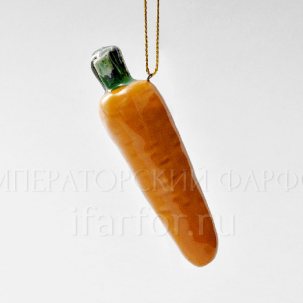 Елочная игрушка Морковь мини 25 x 85 мм.
