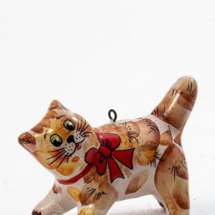 Елочная игрушка Котик 40 x 53 мм.