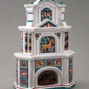 Скульптура Печь изразцовая 250 x 180 мм.