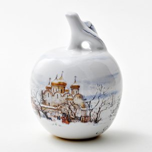 Скульптура Яблоко Ярославская губерния 90 x 120 мм.