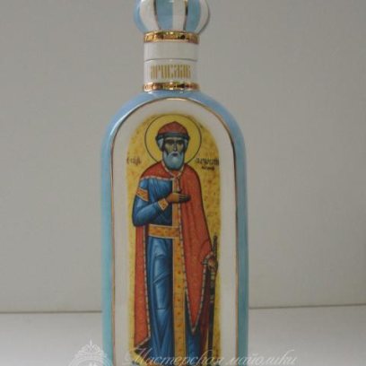Солонка «Штоф малый (Ярослав Мудрый)» Фарфор. 85 x 263 мм.