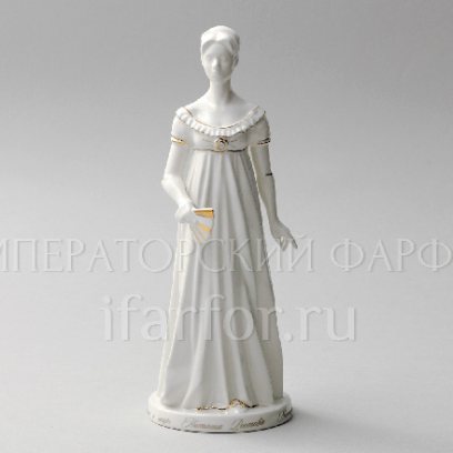 Скульптура «Наташа Ростова» Форма: Наташа Ростова. Фарфор. 85 x 220 мм.